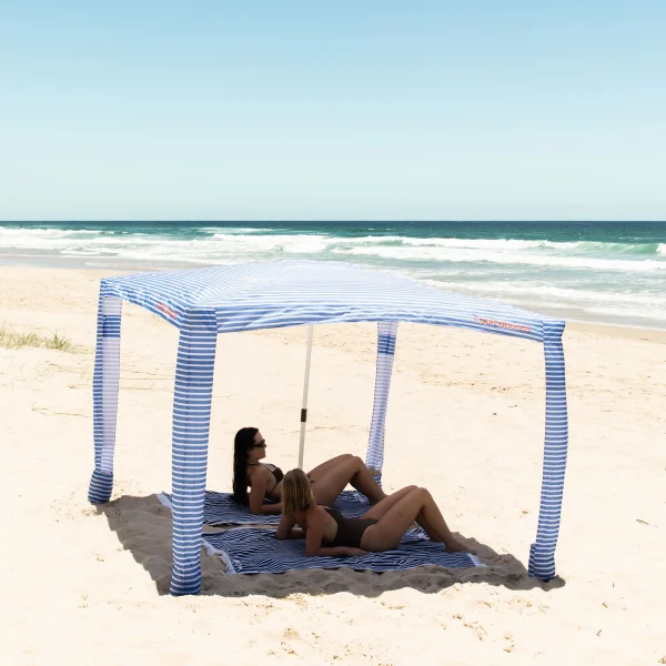 Cool Cabana Large - 5.8㎡- Blue Pinstripe