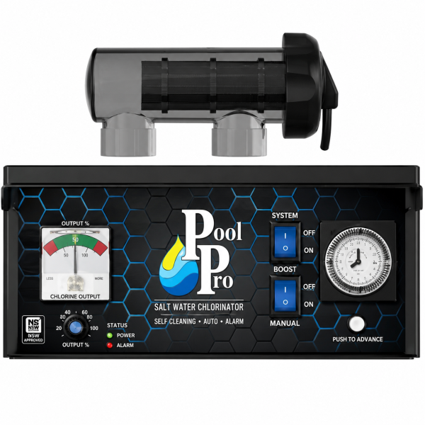 Pool Pro Self-Cleaning Salt/ Mineral Chlorinator CPPS40